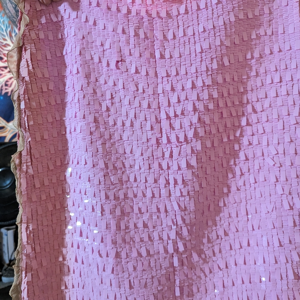 Vintage Fendi Pink sequin skirt